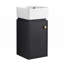Petit meuble-lavabo 12 "avec lavabo 12"