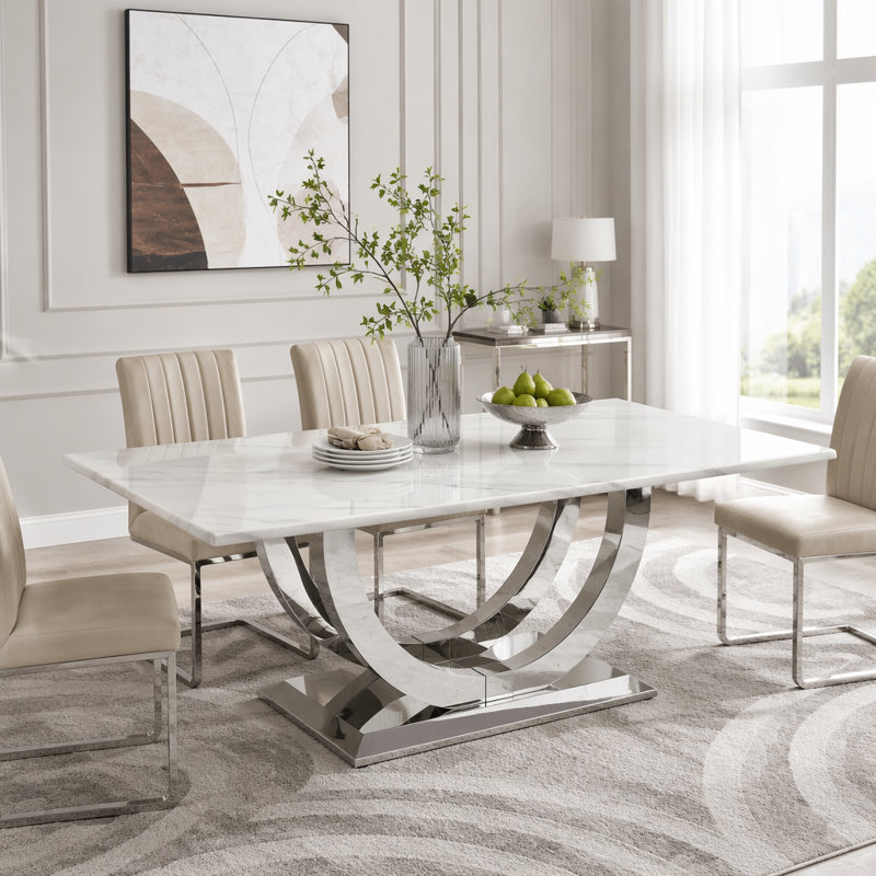 50.4 Inch Modern Rectangular Table