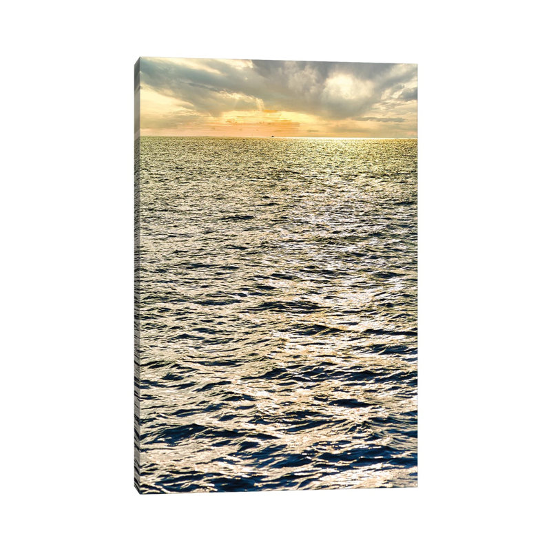 Sunset Waters by Mark Paulda - Print on Canvas, 30.48cm H x 20.32cm W x 1.91cm D, Wrapped Canvas