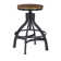 Cassiah Swivel Adjustable Height Counter Stool with Metal Frame