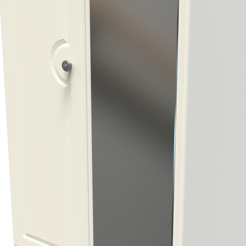 Adala Manufactured Wood Wardrobe, Cream Ash