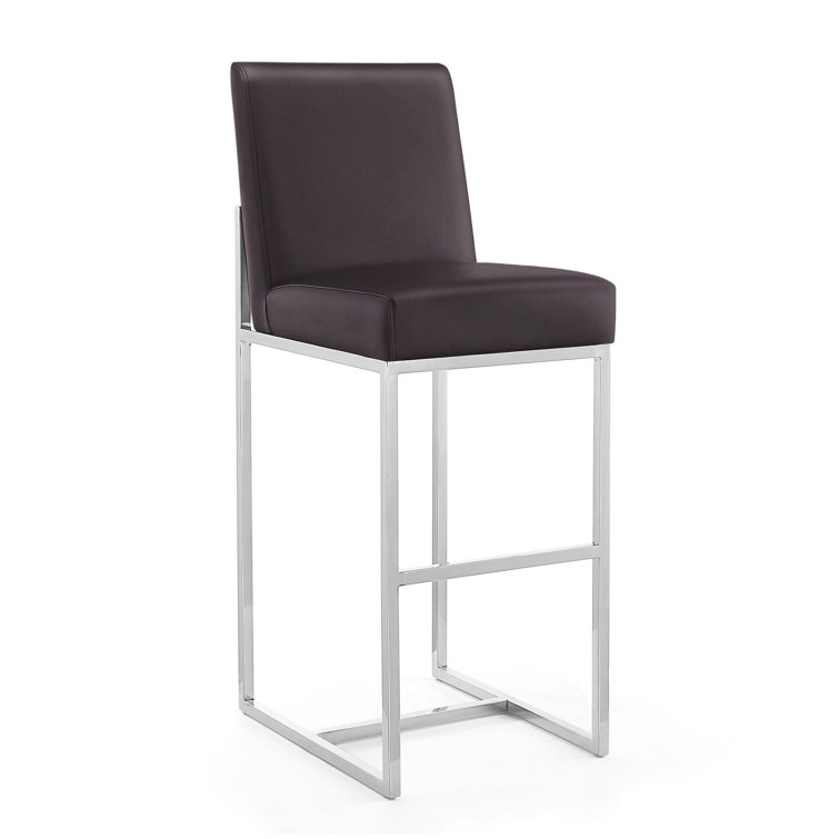 Element Upholstered Counter Stool with Metal Frame