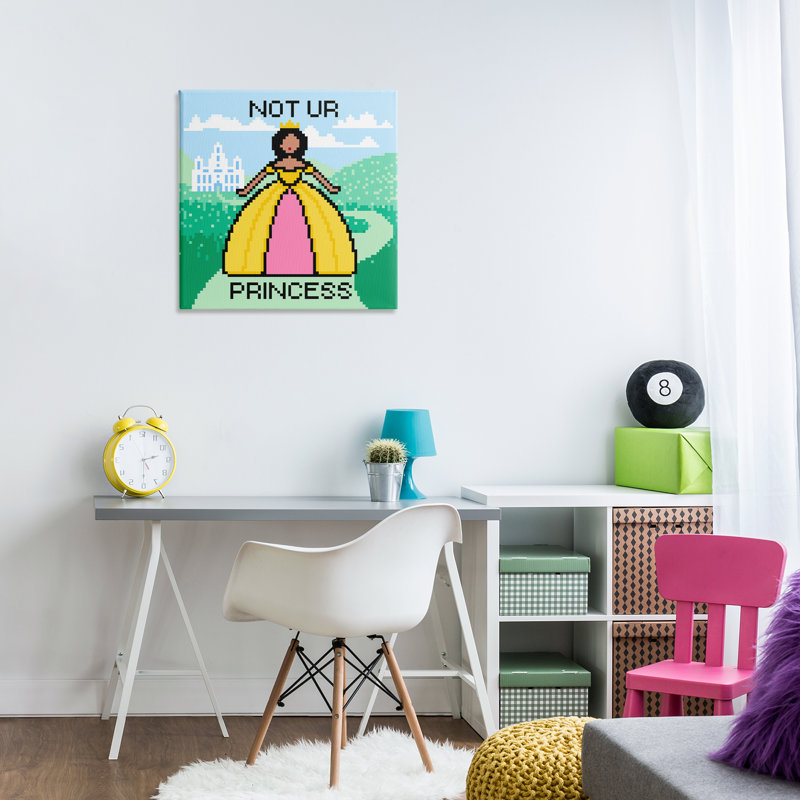 «Not Ur Princess Pixel Style» par Grace Popp, H 24 po x l 24 po