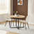 Argyle Grid White Leather Chairs#2 is out of stock