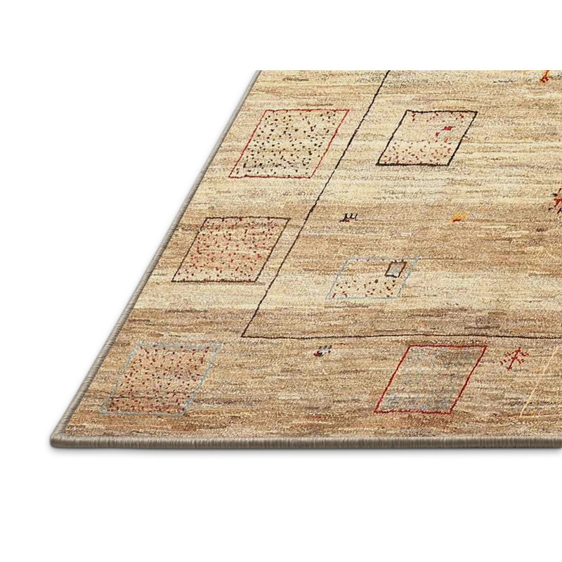Tapis beige, Rectangle 5 pi x 7 pi
