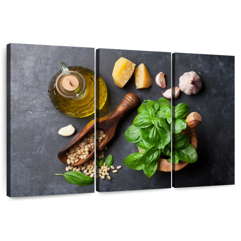 Yarlin Making Pesto, 24" H x 38" W