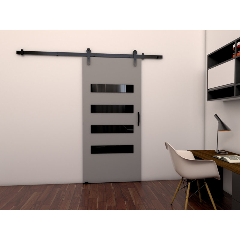 Resto Veneers Sliding Doors, Grey, 205cm H x 96cm W x 1.6cm D