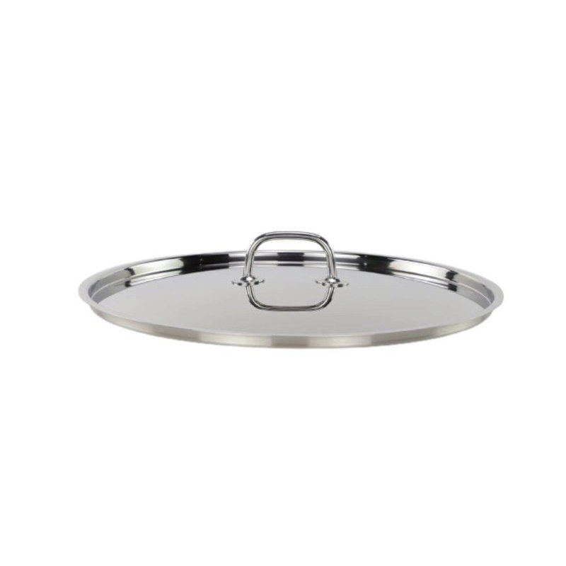 Couvercle en acier inoxydable Tuxton Tuxsteel, L 14,25 po