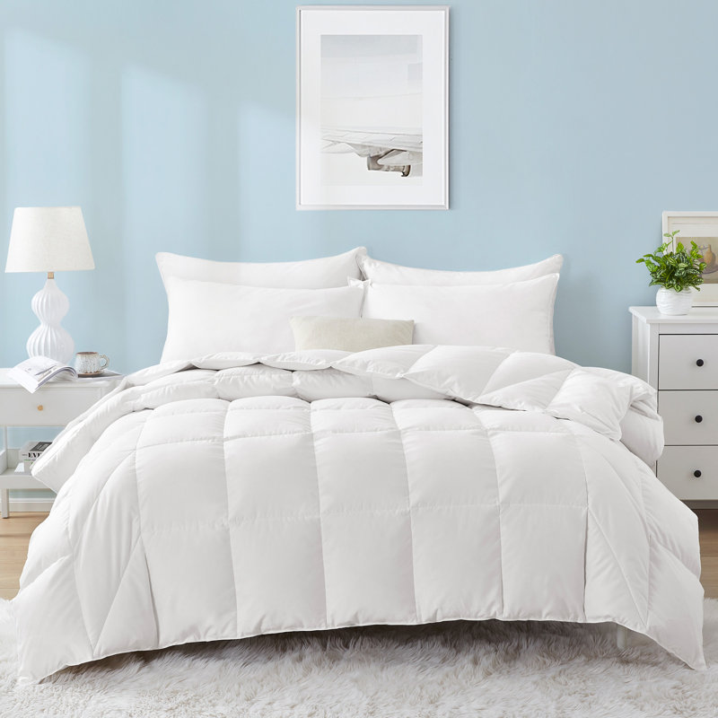 Édredon en duvet ergonomique poids moyen 600, Grand