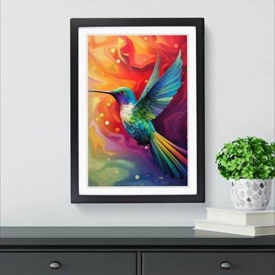 Hummingbird Op - Framed Print