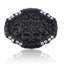 BELLEVIEW KNOB; CLEAR CRYSTAL BURNISH SILVER FINISH-878480665
