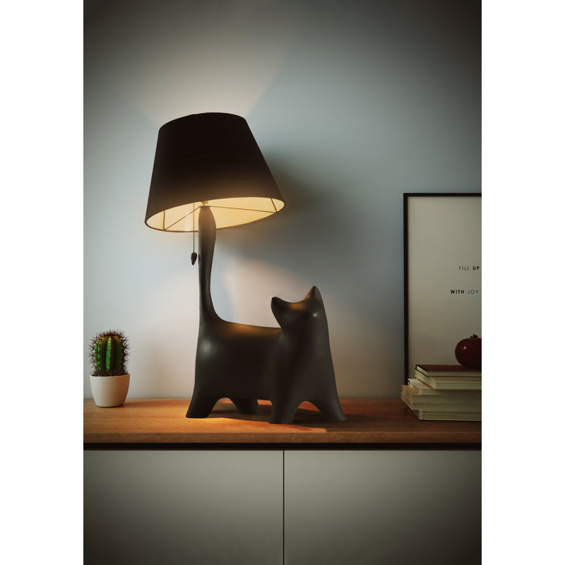 Cat With A Hat Table Lamp, White