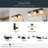 Hendrik 5-Light Olde Bronze Vanity Light with Umber Etched Glass Shades-1810624915
