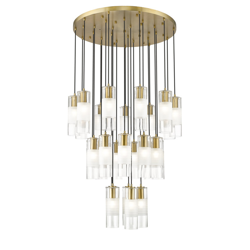 Lustre 27 lumières Premislao, Or