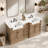Kelly 72'' Double Bathroom Vanity with Top-1748770414
