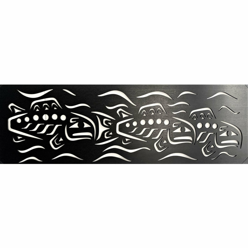 Écran d'intimité décoratif en saumon Sockeye PVC 2 pi x 6 pi