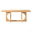 Ensemble de salle à manger extensible en bois pour table rectangulaire de 6,60 à 72 pouces avec rallonge amovible, 4 chaises à dossier échelle et banc rembourré de 48 pouces, mobilier complet pour cuisine et salle à manger (bois naturel délavé + beige)