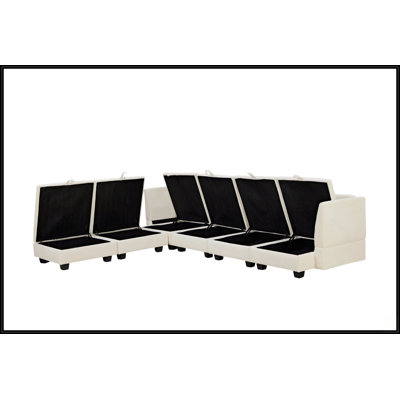 Grand canapé modulaire moderne en U