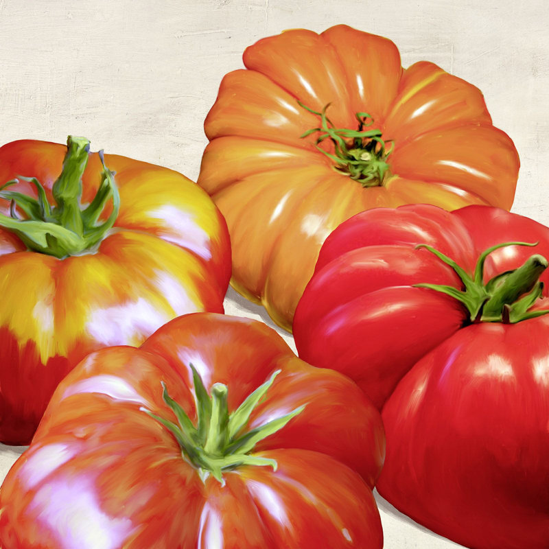 Tomatoes by Remo Barbieri - Wrapped Canvas Print, 70 cm H x 70 cm W