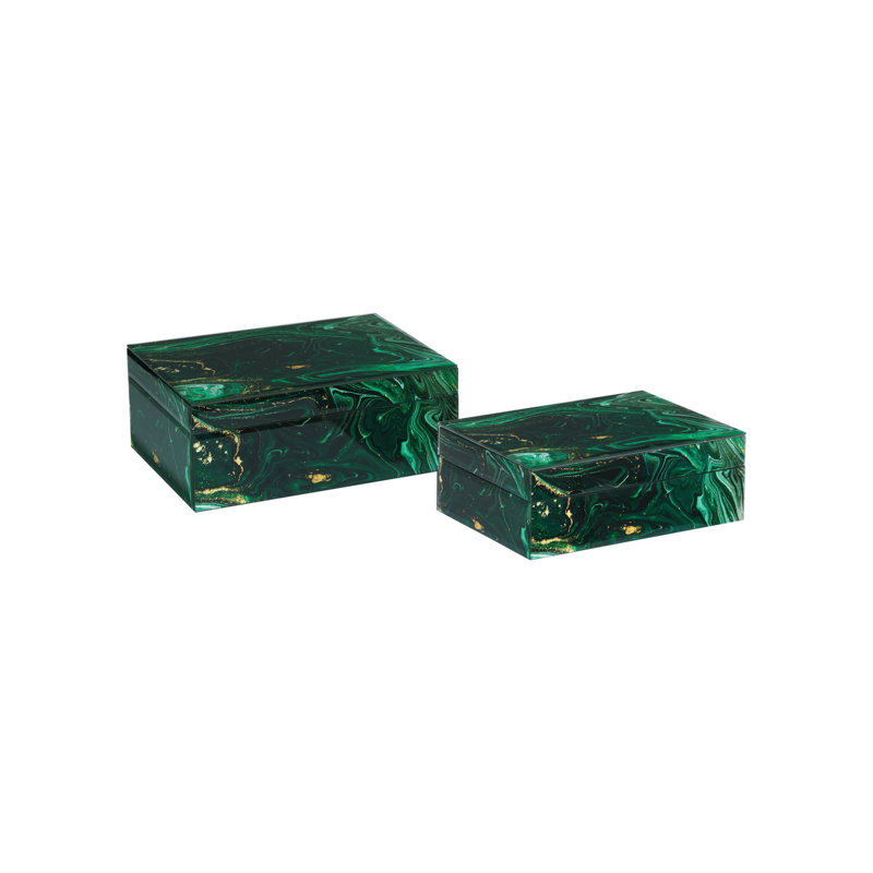 Ensemble de 2 boîtes Interstellar Green
