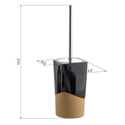Gedy by Nameeks Namibia Plastic Toilet Brush and Holder
