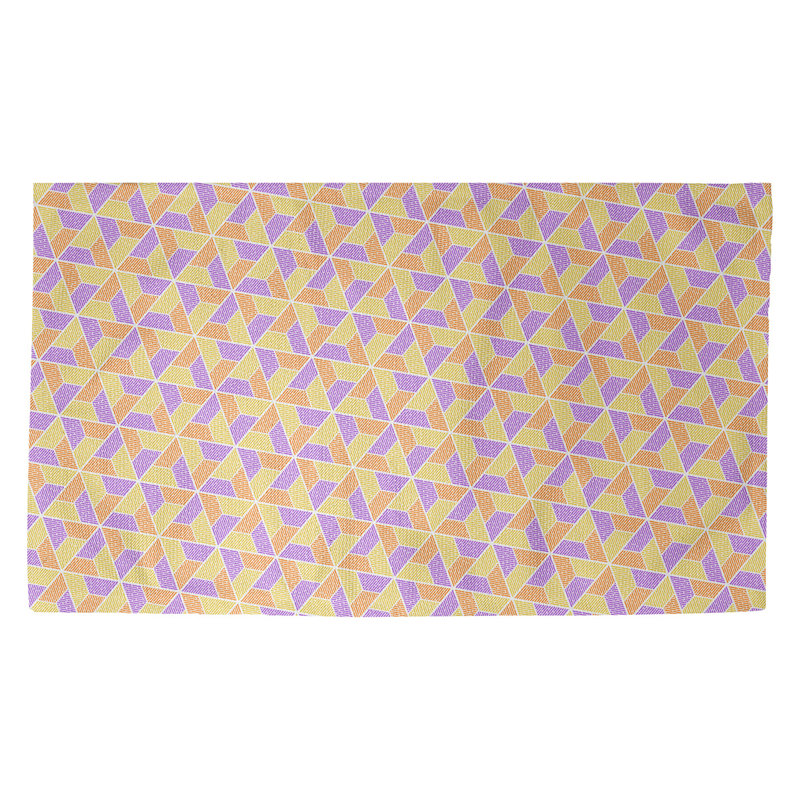 Tapis d’intérieur pour porte trapézoïdals Avicia, Rectangle 2 pi 1 1/2 po x 3 pi 6 po, Yellow/Orange