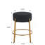 24 po de hauteur, tabourets de bar ronds, ensemble de 2 - Tabourets de salle à manger rembourrés contemporains pour cuisines, cafés et bars - comprend des pieds de support robustes-1618676063-1618676056-1618676057