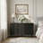 Aundraya 47.2'' W 3 Doors Accent Cabinet With Adjustable Plate-515651675