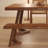 Solid wood rectangular walnut dining table-1490171275