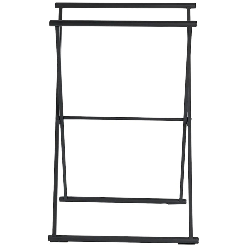 Lombardo 2 Freestanding Towel Stand, Black