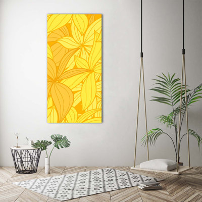 Yellow Flowers - Wrapped Canvas Print