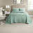 Oversized Reversible Bedding Sets Microfiber Medallion Quilted For Home
