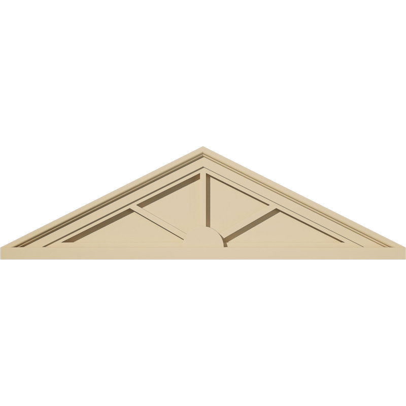 Fronton en uréthane Signature, 34 po x 9,5 po x 2 po, Aucune, 3 rayons