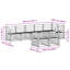 304cm Wide Patio Sectional Set