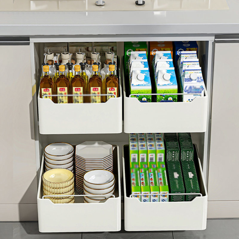 Plastic Storage Rack, 49cm H x 26cm W x 19cm D