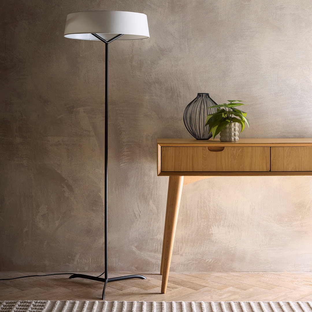 Aybek 140cm Powder Coated LED Traditional Floor Lamp