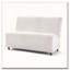 Causeuse beige en tissu Boucle
