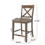 Ensemble de 2 tabourets rembourrés en bois avec dossier en croix-1790366325-1790366320