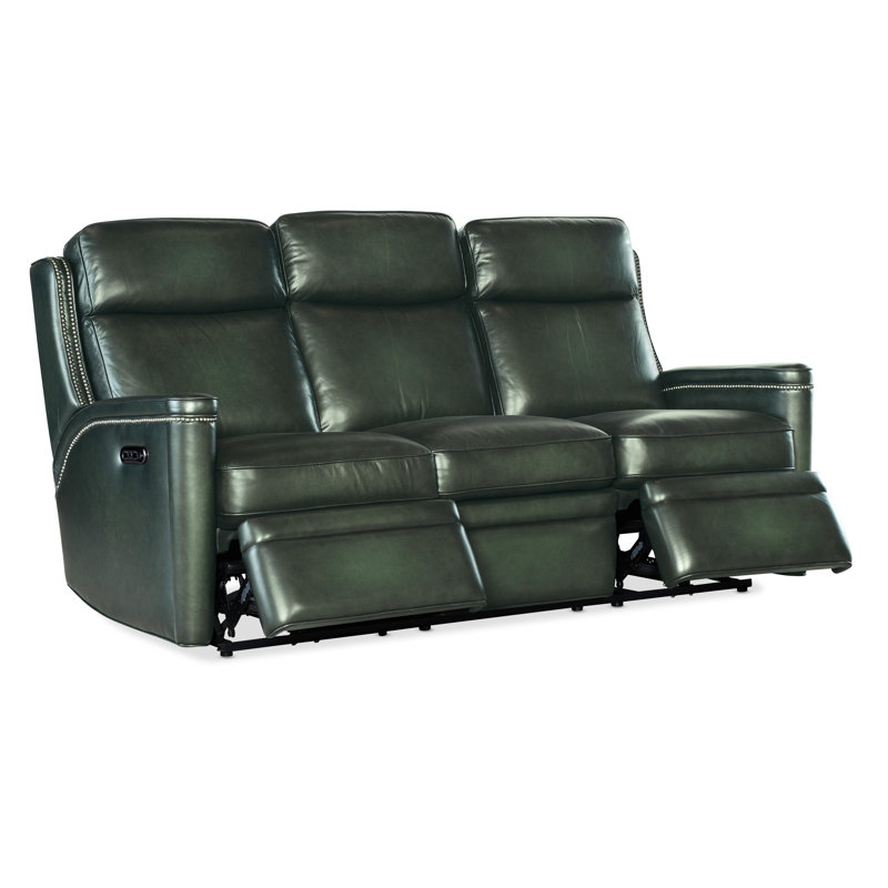 Hamilton Power Sofa with Power Headrest, Green