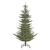 Alberta Blue Spruce Artificial Christmas Tree with Warm White LED Lights