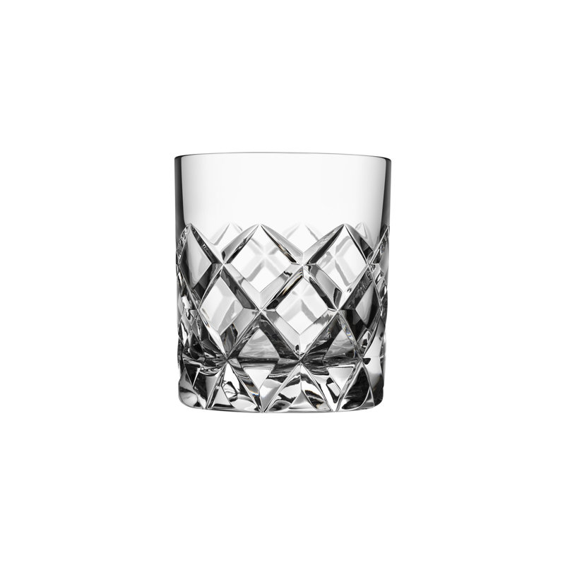 Sofiero Clear Crystal Double Old Fashioned Glass Set