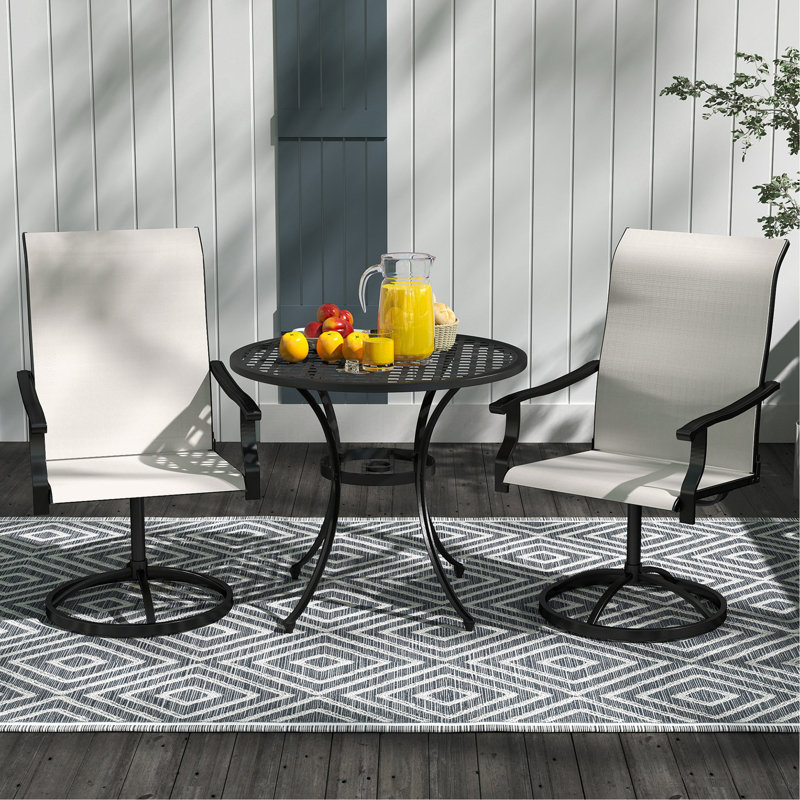 Ensemble de 2 chaises de patio Outsunny