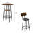 Adiy 2 - Person Solid Wood Top Pedestal Dining Set