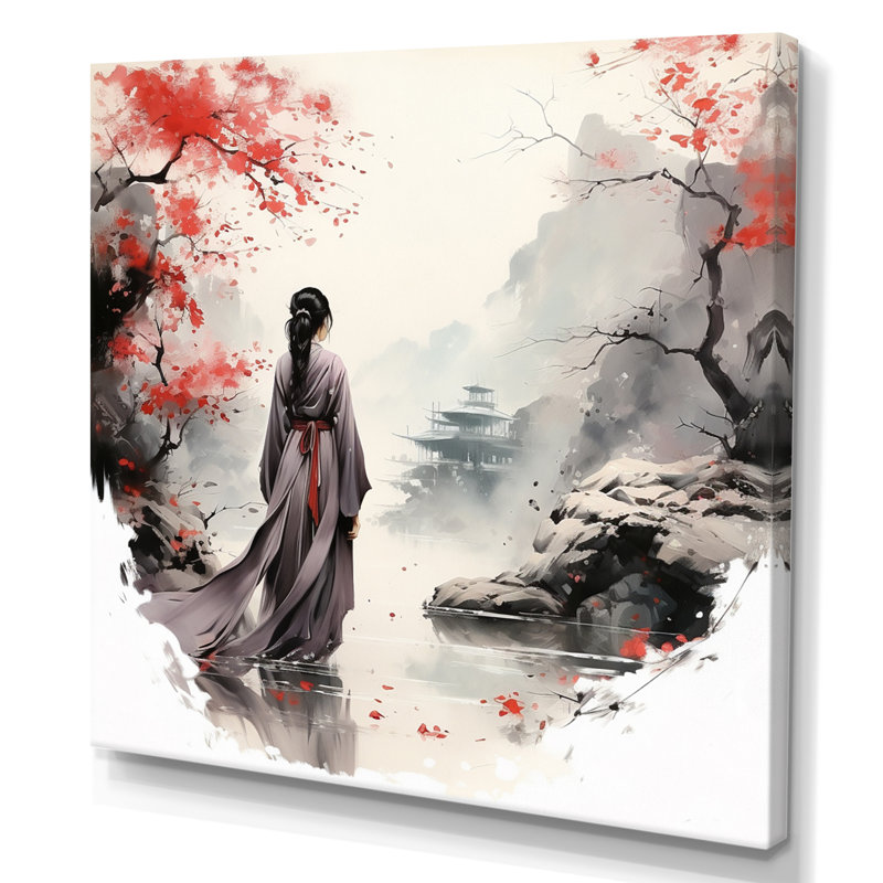 Japan Land Of The Samurai VI On Canvas Print, Wrapped Canvas, 36" H x 36" W