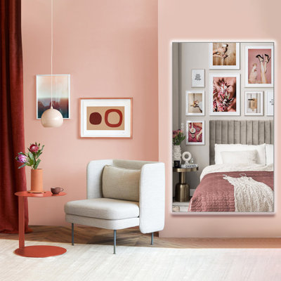 Metal Flat Wall Mirror