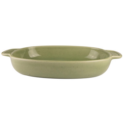 Rôtissoire moucheté vert Mesa Ceramics