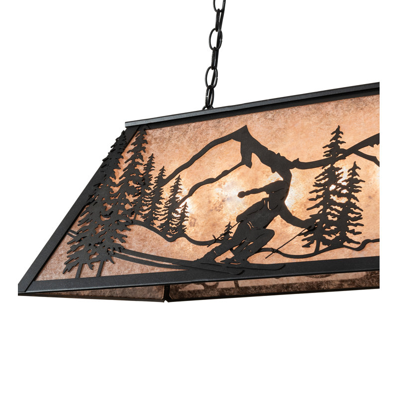 Alpine 6 - Light Pendant, 18" - 44" H x 33" W x 17" D
