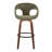 Curva Fixed-Height Barstool With Bent Wood Legs And Round Footrest - Set Of 2-106895823