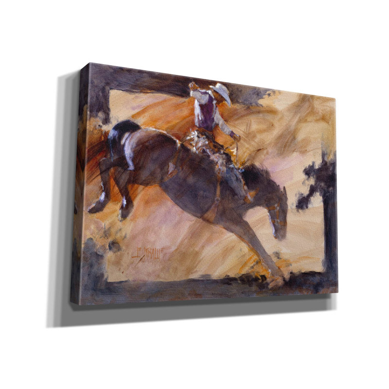 «Telauges Rusty On Canvas» par J.E. Knauf, reproduction, H 12 po x l 16 po x P 0,75 po