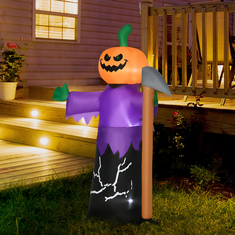 Bougie gonflable d'Halloween Outsunny